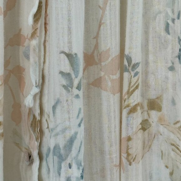 Gilligan & O'Malley Cottage Core Floral Vintage Nightgown smocked hooded medium - Picture 9 of 16